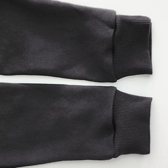 ⭐️3/ $30⭐️ Lonsdale Women's Black Pullover Hoodie Top Fleece Gold Print Size 4 - Picture 6 of 15